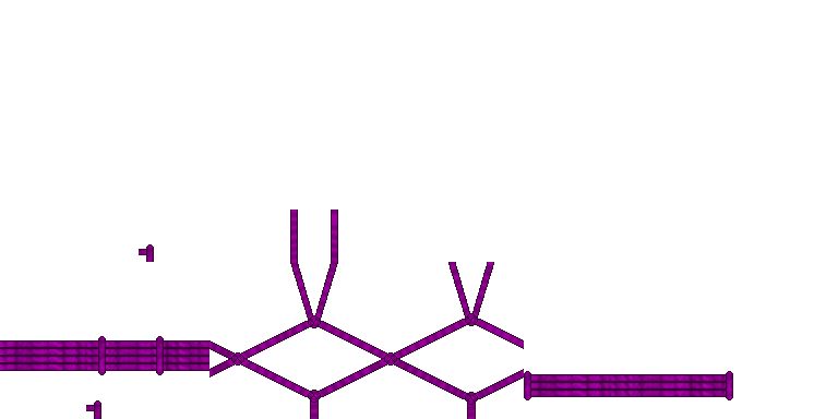 Magenta Toe Tie Ropes
